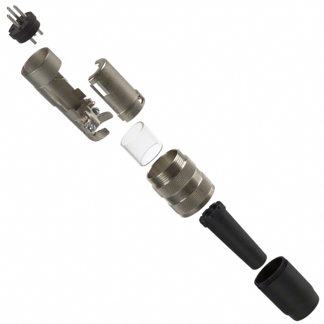 CONN PLUG MALE 3P SILV SLDR CUP CONN PLUG MALE 3P SILV SLDR CUP