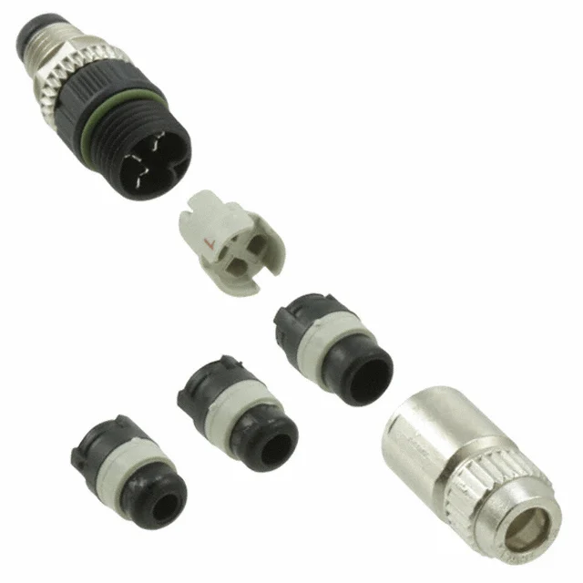 CONN PLUG MALE 3POS GOLD IDC