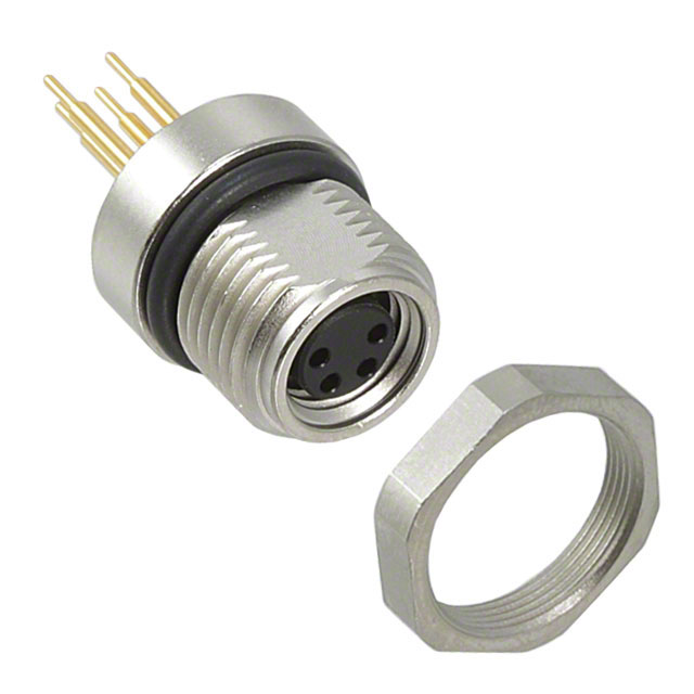 CONN RCPT FMALE 4POS GOLD SOLDER