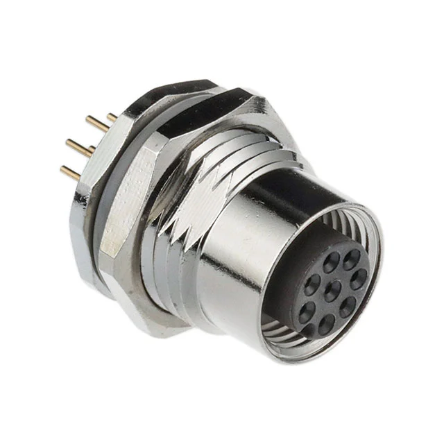 CONN RCPT FMALE 8POS GOLD SOLDER