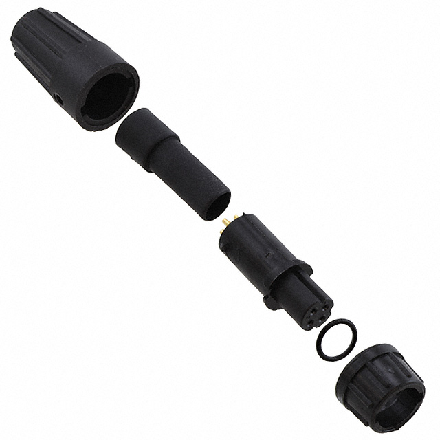 CONN PLUG FMALE 4P GOLD SLDR CUP CONN PLUG FMALE 4P GOLD SLDR CUP