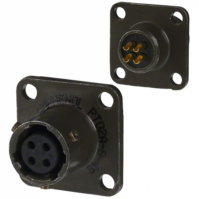 CONN RCPT FMALE 4P GOLD SLDR CUP CONN RCPT FMALE 4P GOLD SLDR CUP