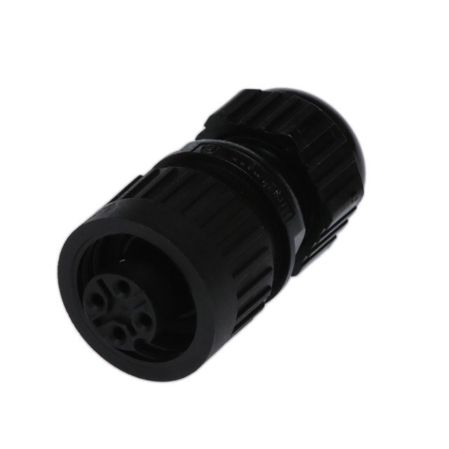 CONN PLUG FMALE 4P SILVER SCREW