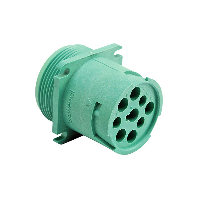 CONN RCPT HSNG MALE 9POS PNL MNT