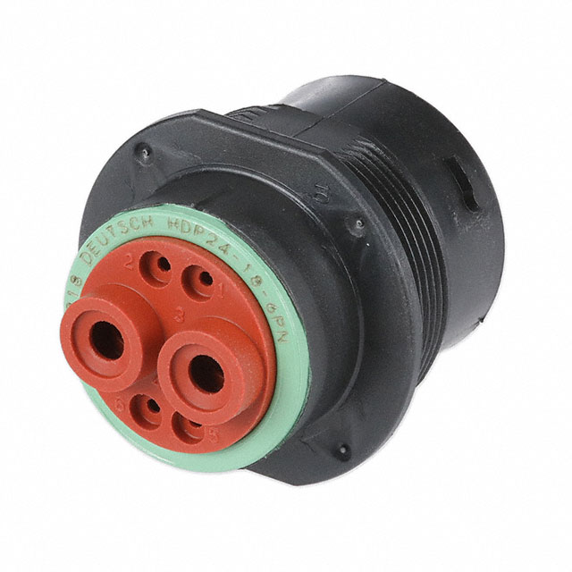 CONN RCPT HSNG MALE 6POS PNL MNT