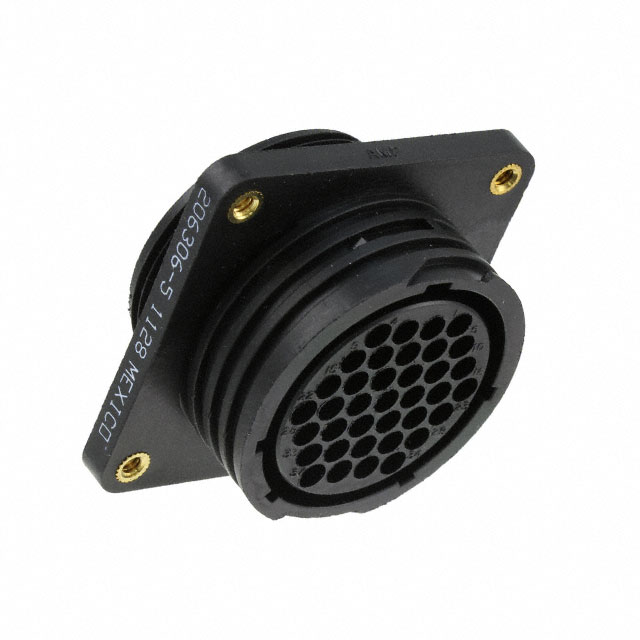 CONN RCPT HSG FMALE 37POS PNL MT