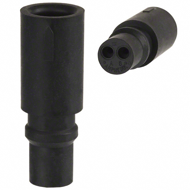 CONN RCPT HSNG MALE 2POS INLINE