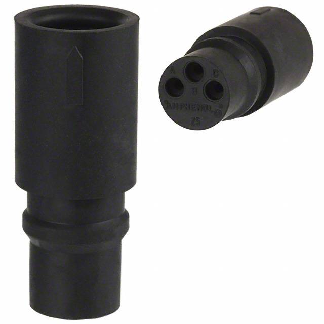 CONN RCPT HSNG MALE 3POS INLINE