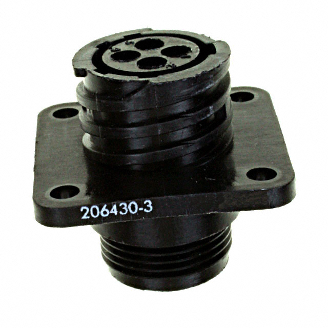 CONN RCPT HSNG FMALE 4POS PNL MT CONN RCPT HSNG FMALE 4POS PNL MT