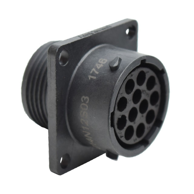 CONN RCPT HSG FMALE 12POS PNL MT CONN RCPT HSG FMALE 12POS PNL MT