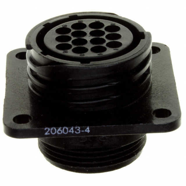 CONN RCPT HSG FMALE 14POS PNL MT