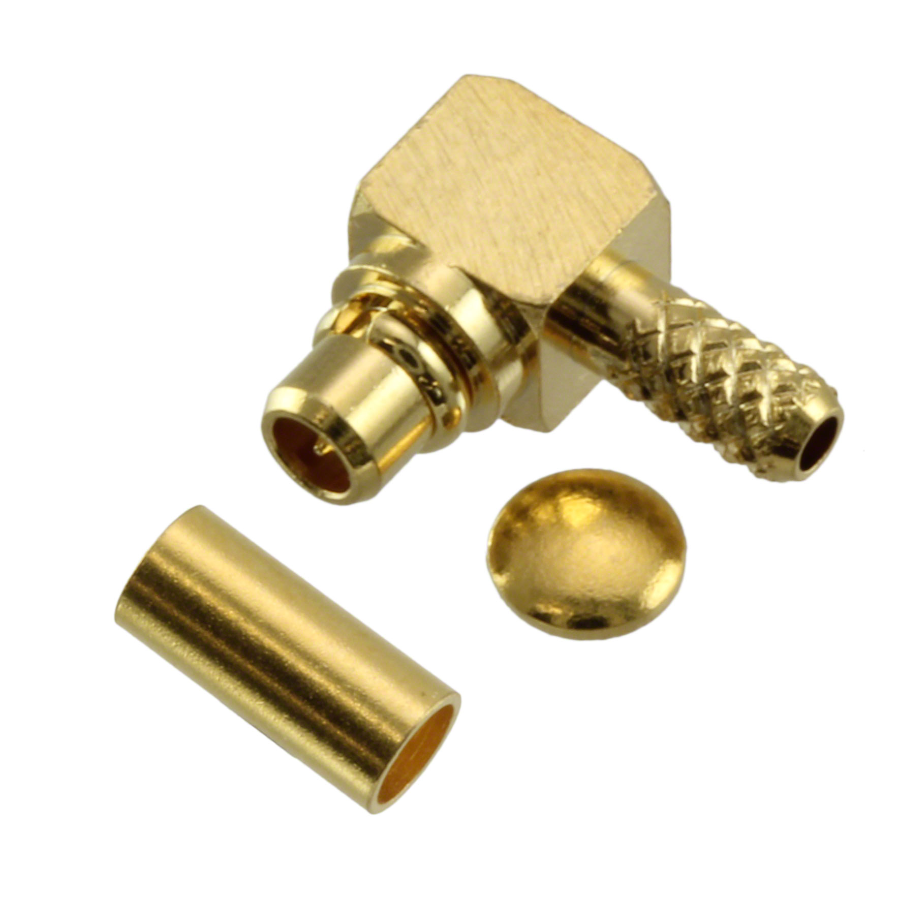 CONN MMCX PLUG R/A 50 OHM SOLDER