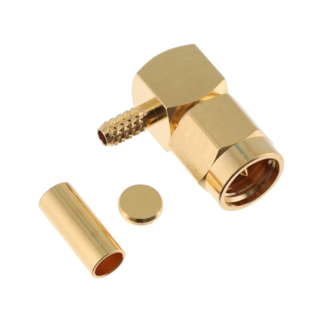 CONN SMA PLUG R/A 50 OHM SOLDER