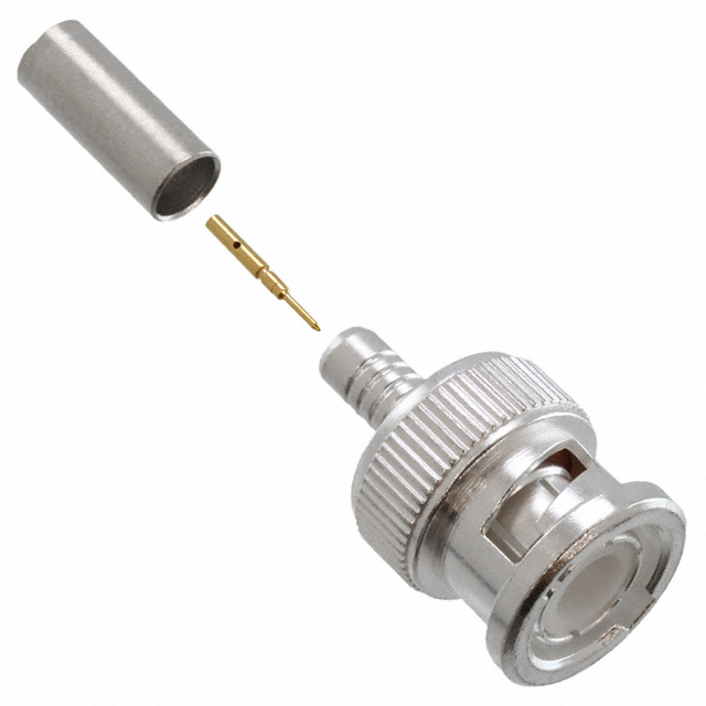 CONN BNC PLUG STR 50 OHM CRIMP