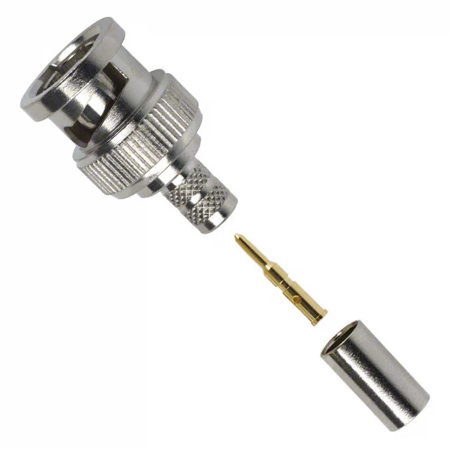 CONN BNC PLUG STR 50 OHM CRIMP