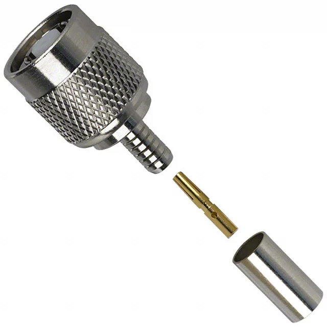 CONN RP-TNC PLUG STR 50OHM CRIMP