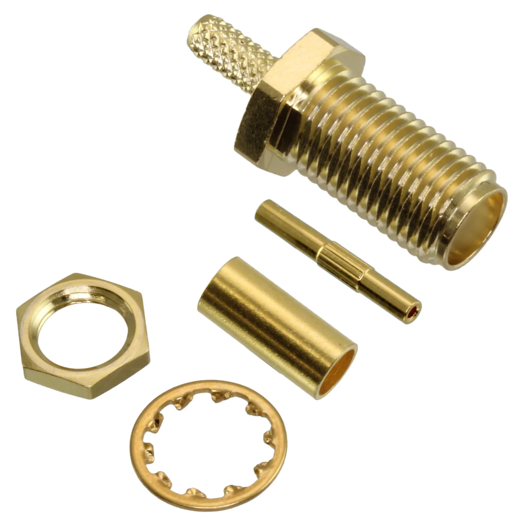 CONN SMA JACK STR 50 OHM SOLDER