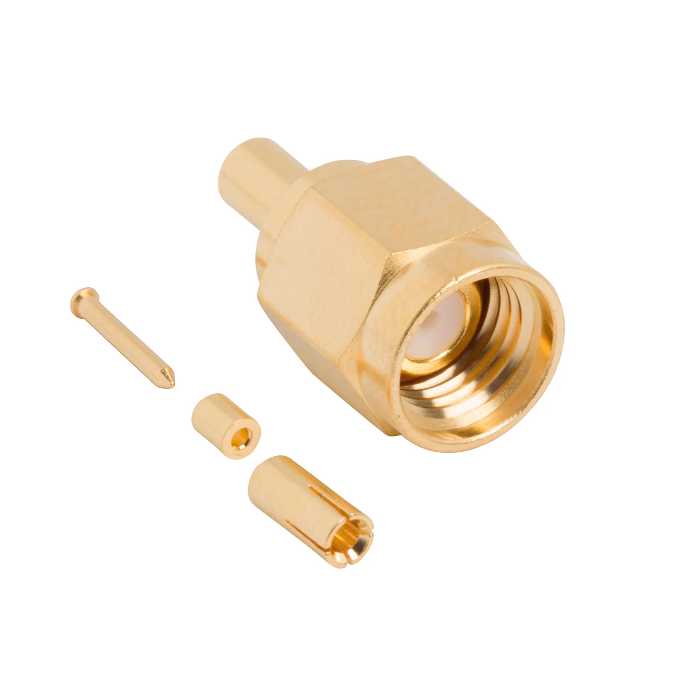 SMA STRAIGHT PLUG, 1.13MM CABLE, SMA STRAIGHT PLUG, 1.13MM CABLE,