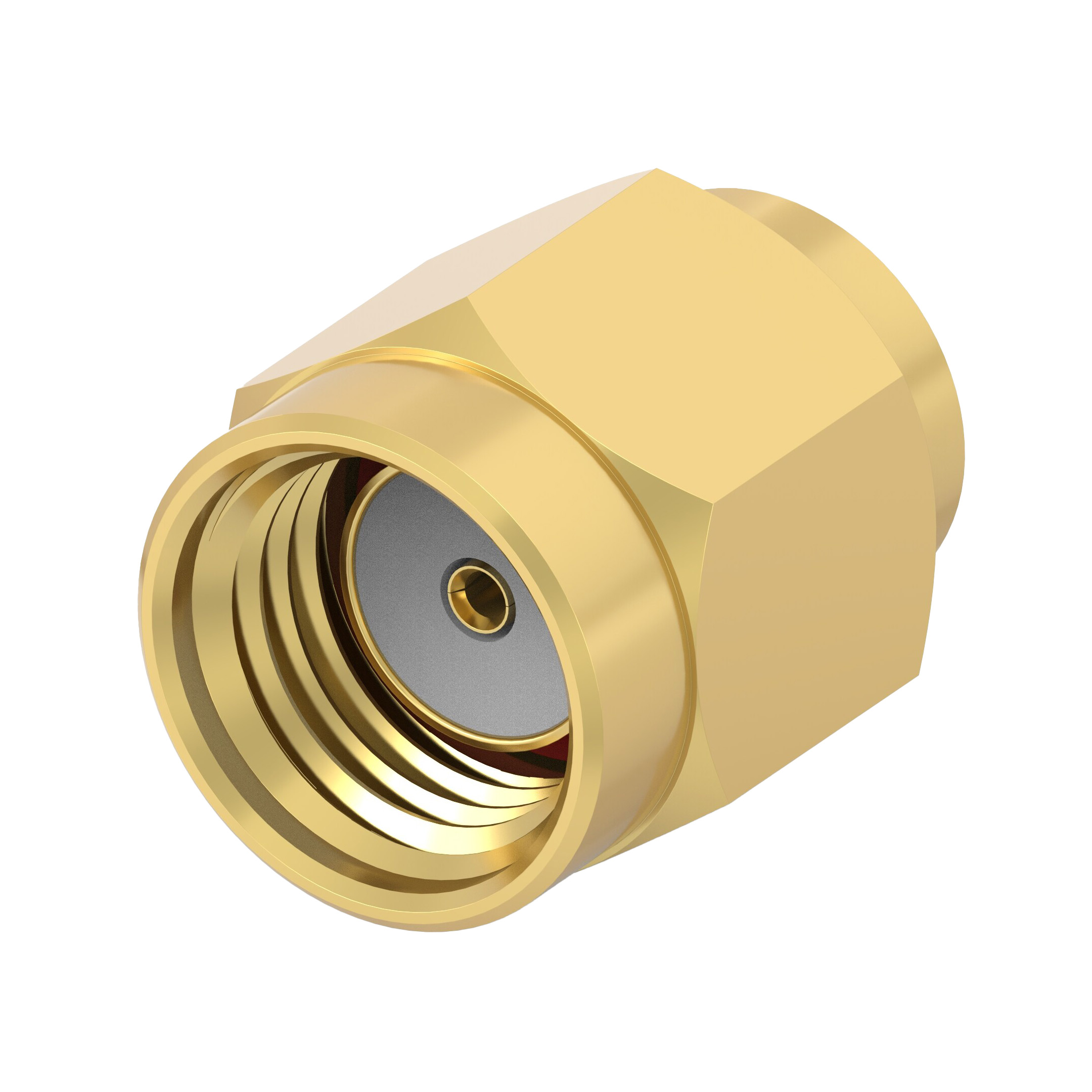 RP-SMA PLUG, LOAD, STR, BRASS, 1 RP-SMA PLUG, LOAD, STR, BRASS, 1