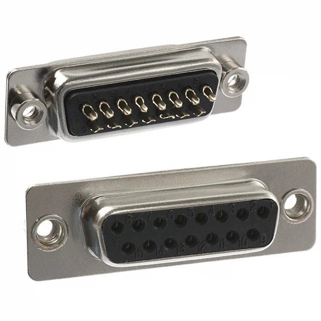 CONN D-SUB RCPT 15POS PNL MNT CONN D-SUB RCPT 15POS PNL MNT