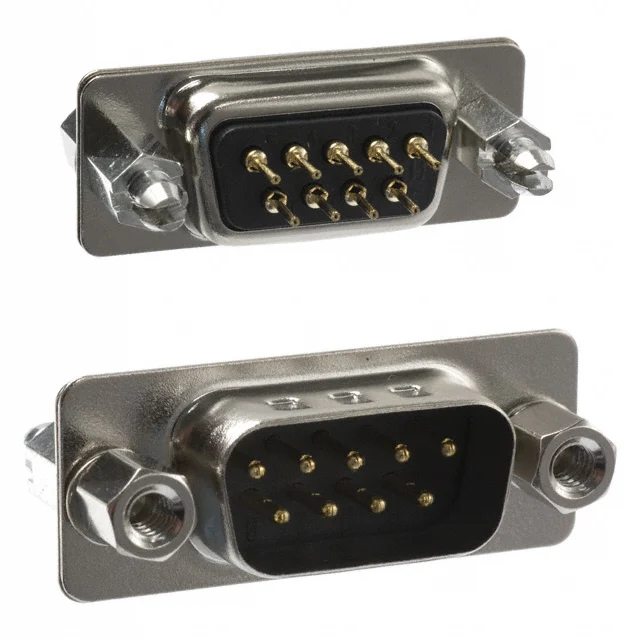 CONN D-SUB PLG 9POS PNL MNT SLDR CONN D-SUB PLG 9POS PNL MNT SLDR