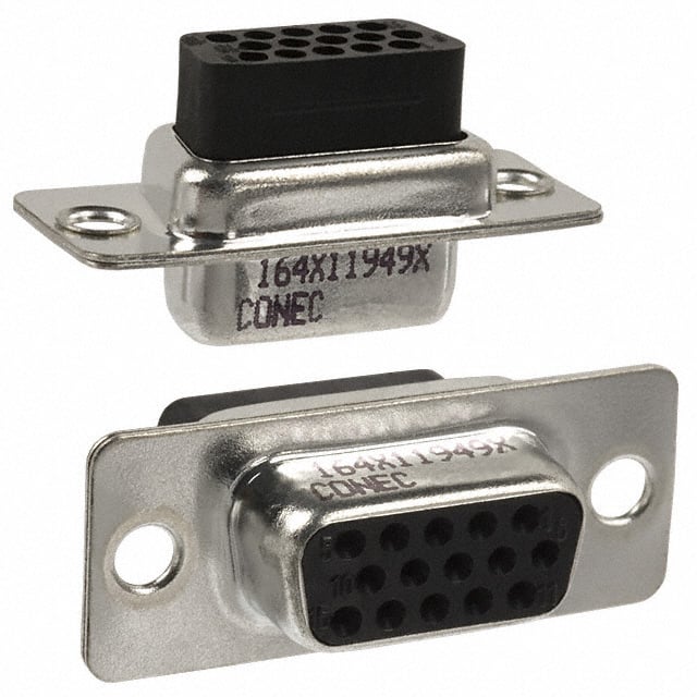 CONN D-SUB HD HOUSING RCPT 15POS CONN D-SUB HD HOUSING RCPT 15POS