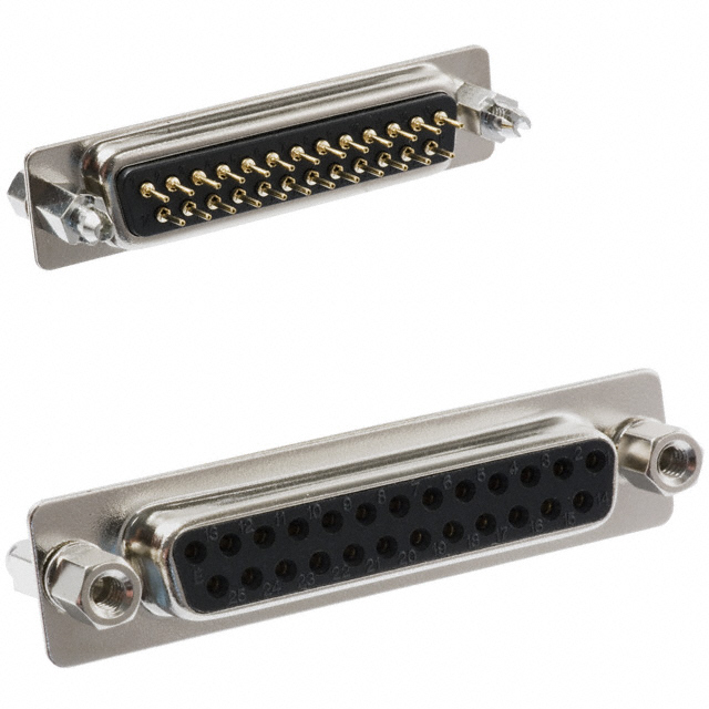 CONN D-SUB RCPT 25P PNL MNT SLDR