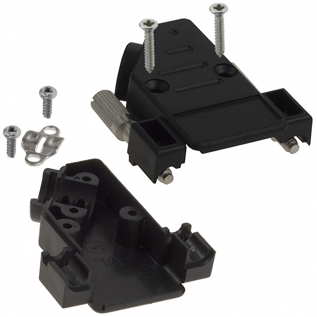 CONN BACKSHELL 9POS 40DEG BLACK CONN BACKSHELL 9POS 40DEG BLACK