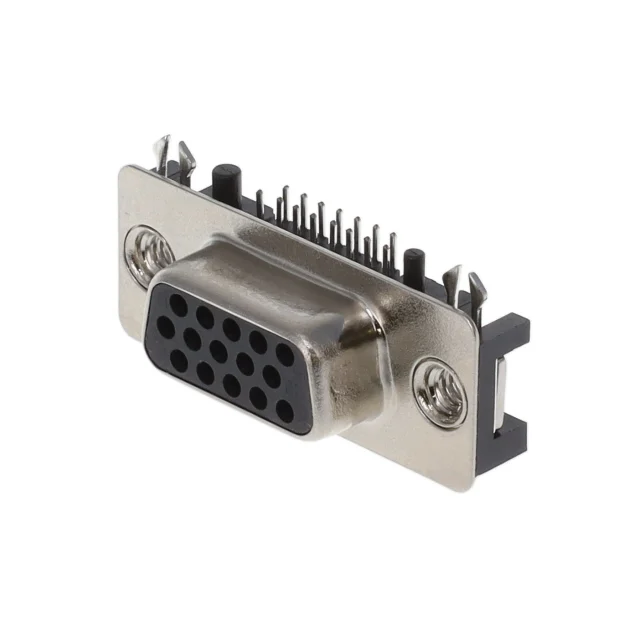 CONN D-SUB HD RCPT 15POS SMD R/A CONN D-SUB HD RCPT 15POS SMD R/A