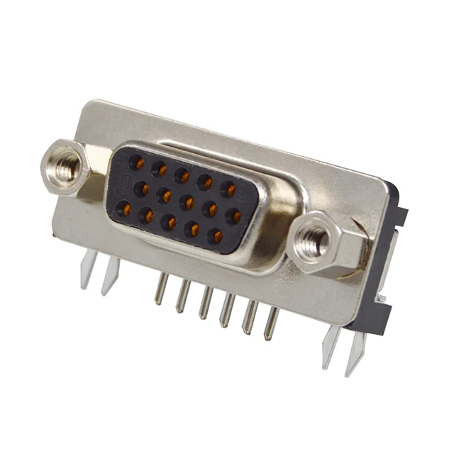 CONN D-SUB HD RCPT 15P R/A SLDR CONN D-SUB HD RCPT 15P R/A SLDR