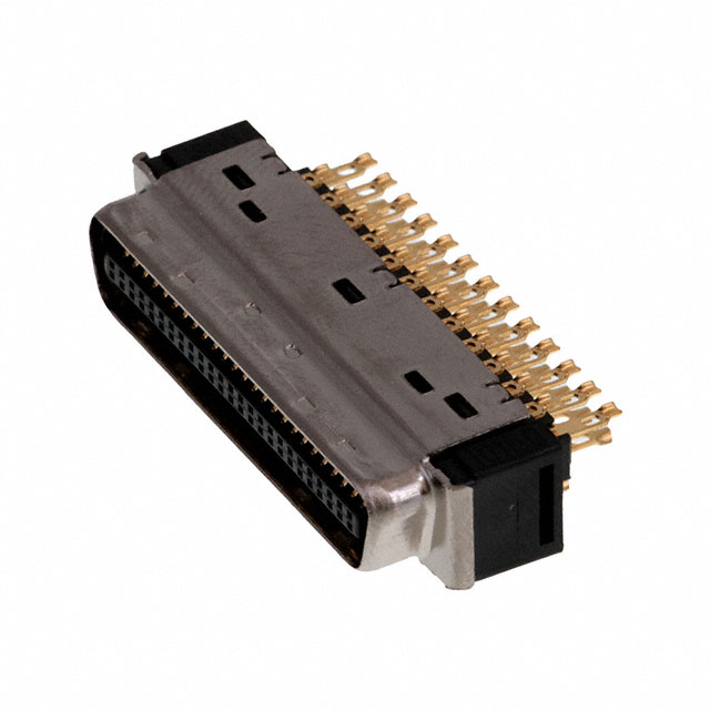 CONN PLUG 50POS STR SLDR CUP