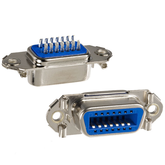 CONN SCSI RCPT 14P STR SLDR CUP