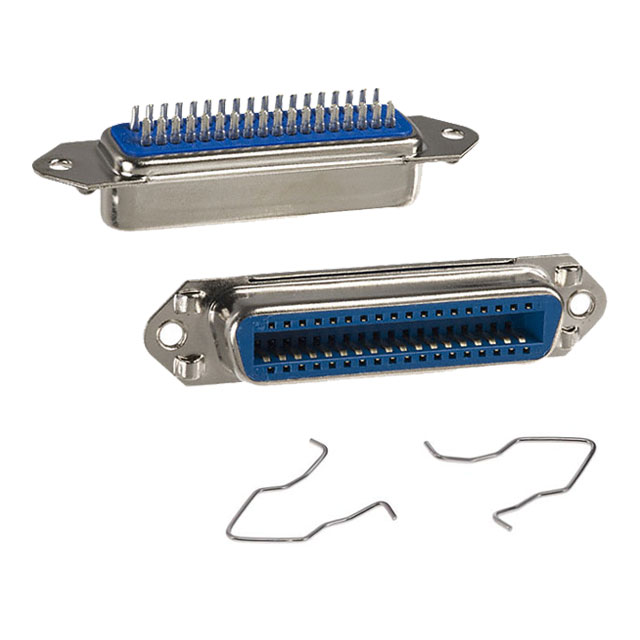 CONN SCSI RCPT 36P STR SLDR CUP