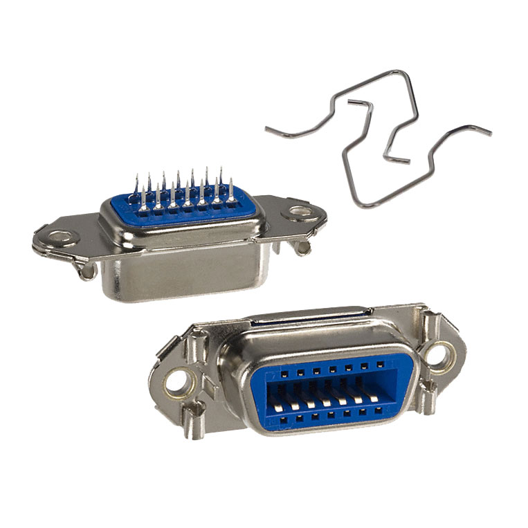 CONN SCSI RCPT 14POS VERT SOLDER