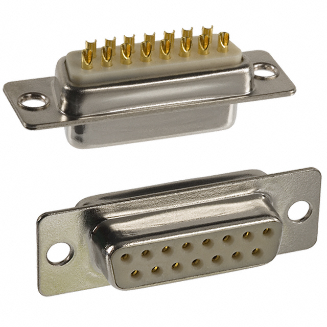 CONN D-SUB RCPT 15POS PNL MNT CONN D-SUB RCPT 15POS PNL MNT