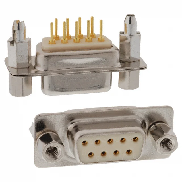 CONN D-SUB RCPT 9POS PNL MT SLDR