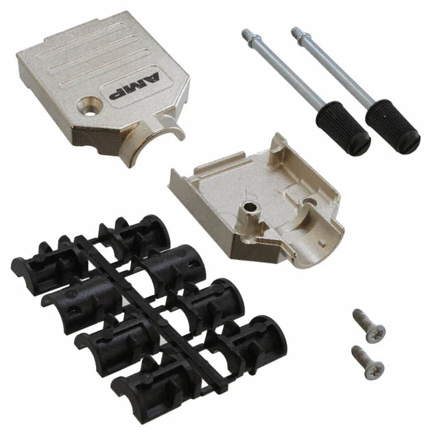 CONN BACKSHELL 9POS 180DEG SHLD