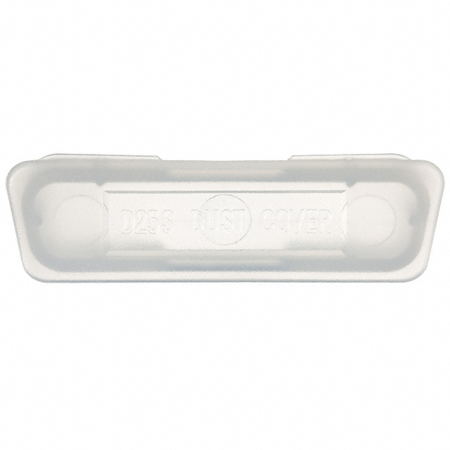 DUST COVER FOR FEMALE DSUB 25POS DUST COVER FOR FEMALE DSUB 25POS