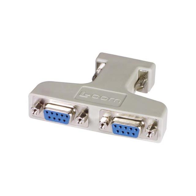 ADPT DB9M/F/F WIRED STRAIGHT