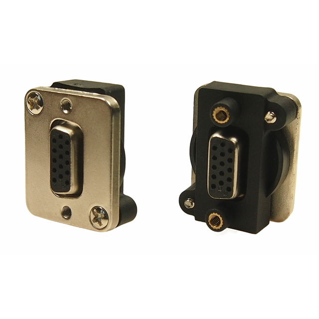 CONN FEEDTHRU VGA 15 PIN F-F MET CONN FEEDTHRU VGA 15 PIN F-F MET