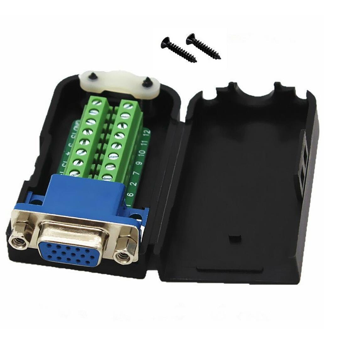 BREAKOUT,DB15 FEMALE D-SUB 19P