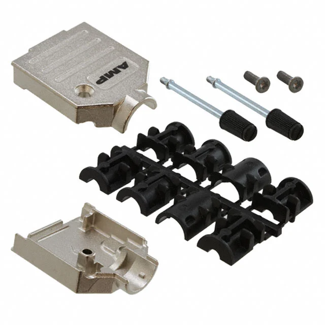 CONN BACKSHELL 9POS 180DEG SHLD