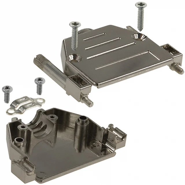 CONN BACKSHELL 25POS 180DEG SHLD