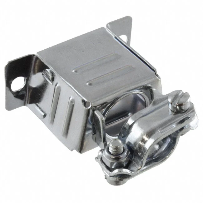 CONN BACKSHELL 9POS 180DEG SILV CONN BACKSHELL 9POS 180DEG SILV