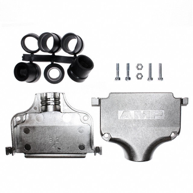 CONN BACKSHELL 37POS 180DEG SHLD