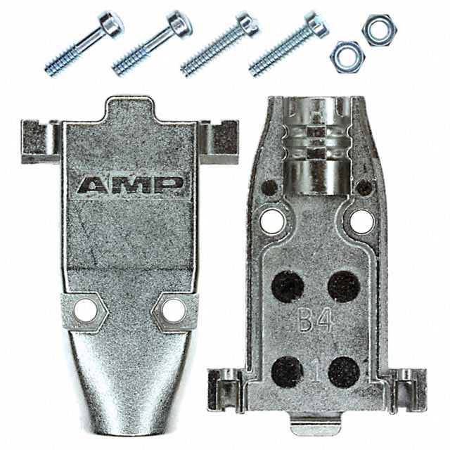 CONN BACKSHELL 9POS 180DEG SHLD