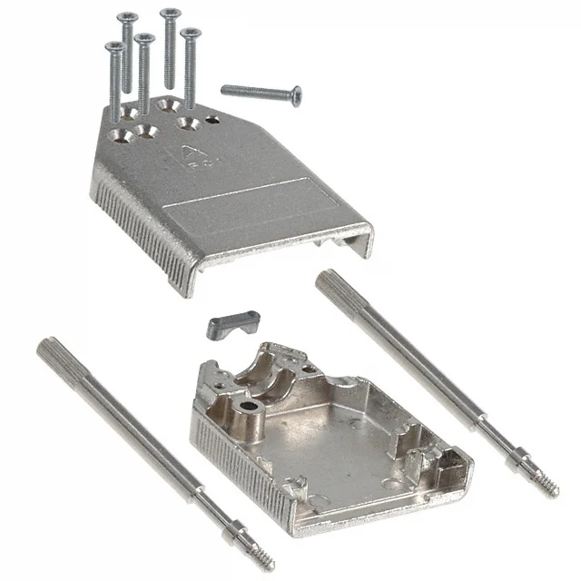 CONN BACKSHELL 9POS 180DEG SHLD