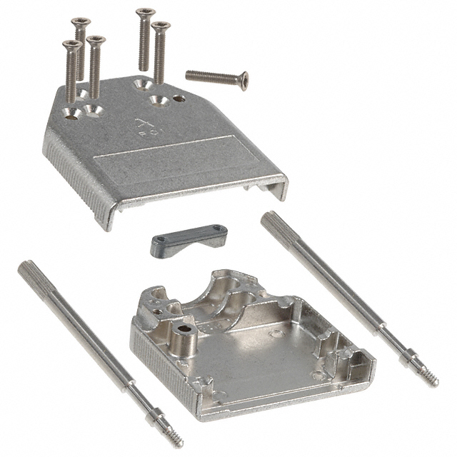 CONN BACKSHELL 15POS 180DEG SHLD