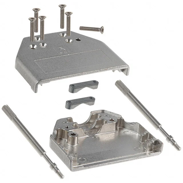 CONN BACKSHELL 25POS 180DEG SHLD