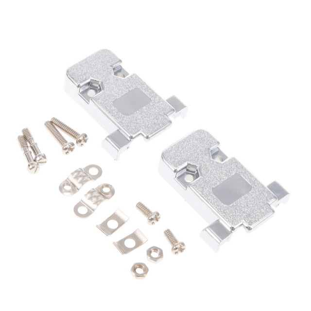 D-SUB HOOD METALIZED 9 WAY SHORT